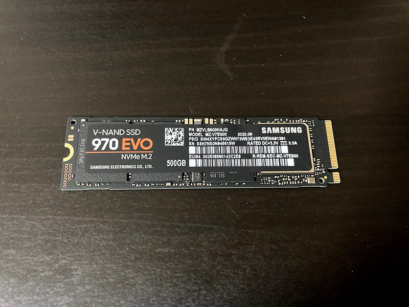 MacBook ProのSSDをM.2 NVMe SSDに換装する方法