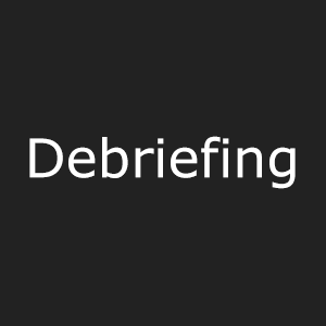 debriefing[デブリーフィング]